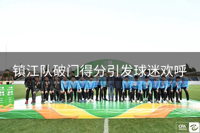 镇江队破门得分引发球迷欢呼